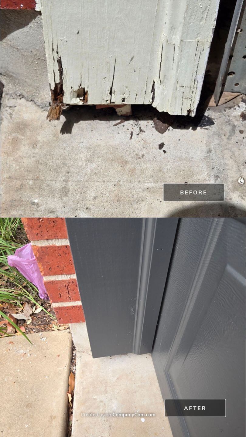 before and after of house exterior