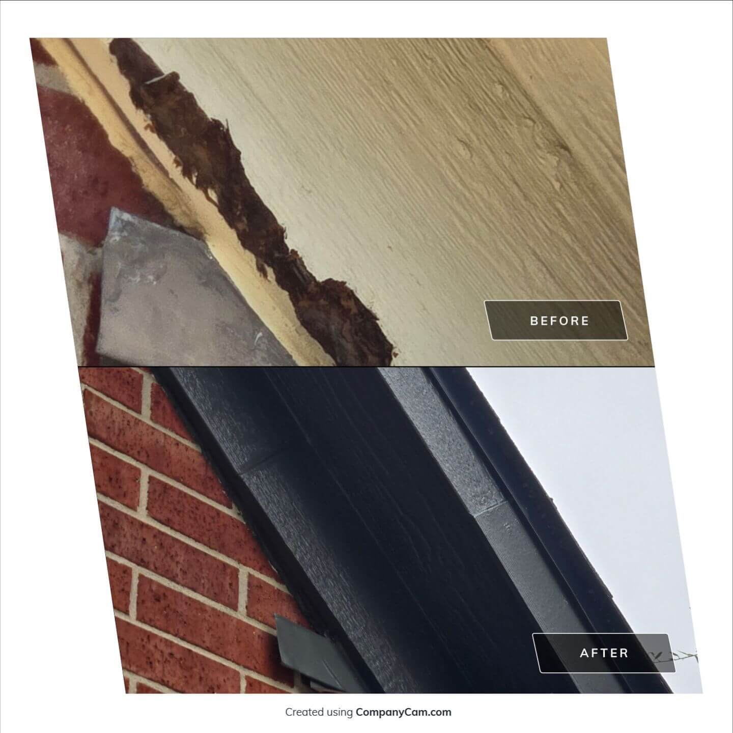 before and after of house exterior