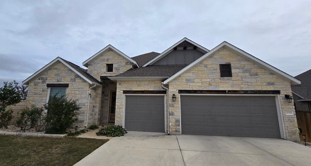 recently painted house exterior by texas star painting of austin